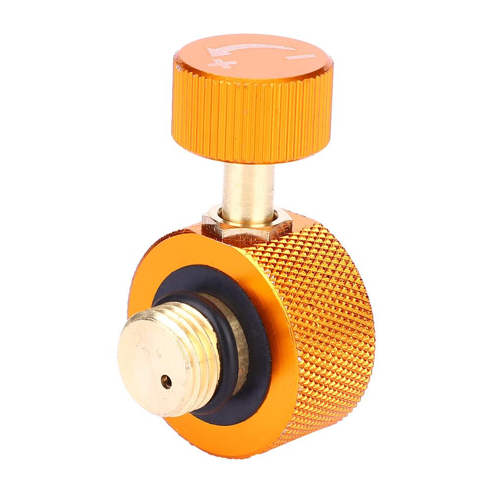 Gas Head Adapter, Metal Gas Adapter Portable Copper Gas Cylinder Converter for Middle High Pressure Gas Converter