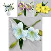 No Ip Realistic Lily And Foxglove Faux Flowers With 3d Printing For Home Styling