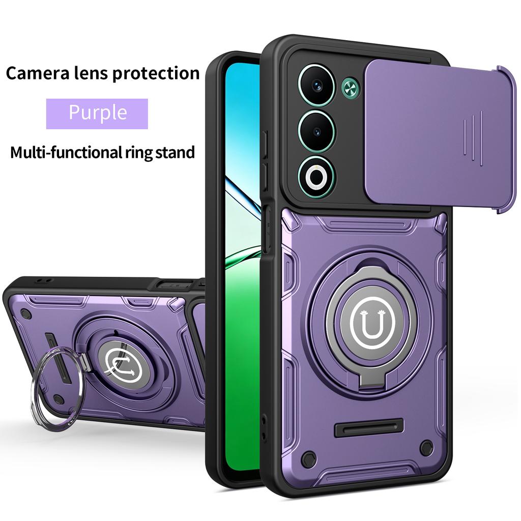 Etui na OPPO A5 Pokrowiec Oppo A5 4G etui oppo A5 5G Magnetyczne Pancerne z Uchwytem Pierścieniowym Pokrowiec na Telefon z Ładowaniem Bezprzewodowym Magsafe