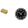 Modern Minimalist Tissue Box Holder with Acrylic Wall Clock Ornament Decorative Art for Home