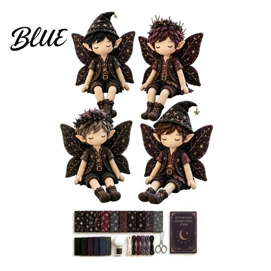 DIY Keepsake Crafting 4 Supplies Kit Fabric Boys Patchwork Tools Fairy Sewing Make Boys Doll