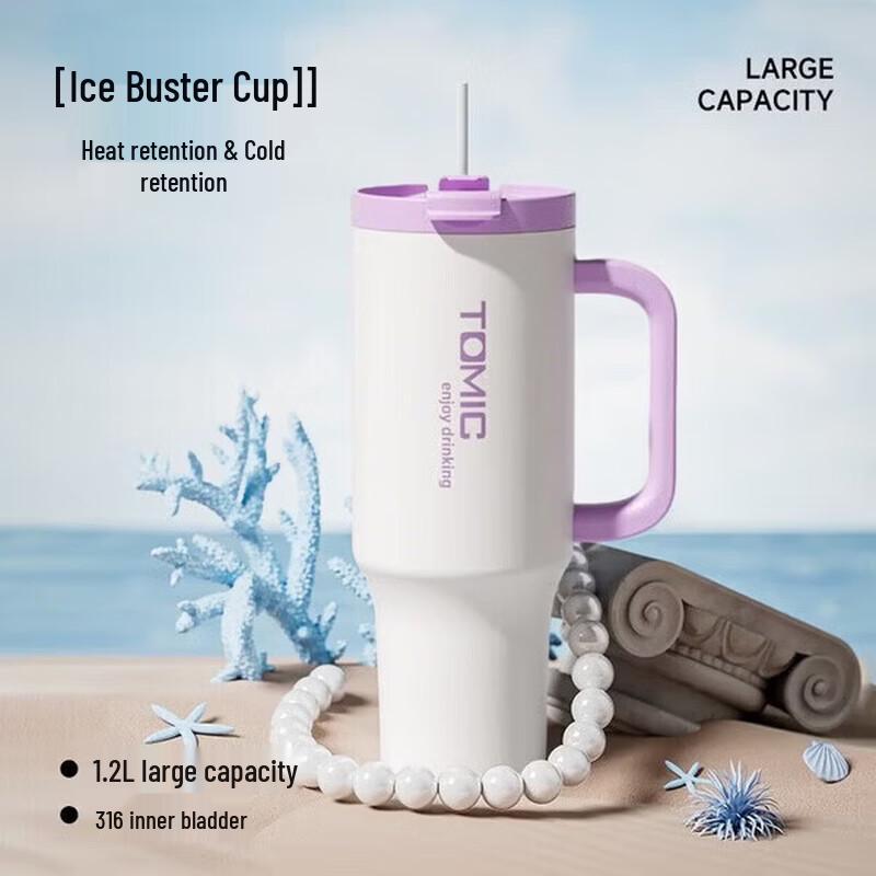 TOMIC 2026 Stainless Steel Insulated Tumbler with Straw