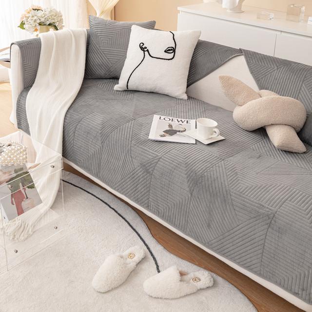 Zagęścić pluszowe narzuty na sofy zwierzęta dziecięce mata Sofa ręcznik antypoślizgowy ochraniacz na kanapę narzuty zdejmowany koc na sofę do salonu