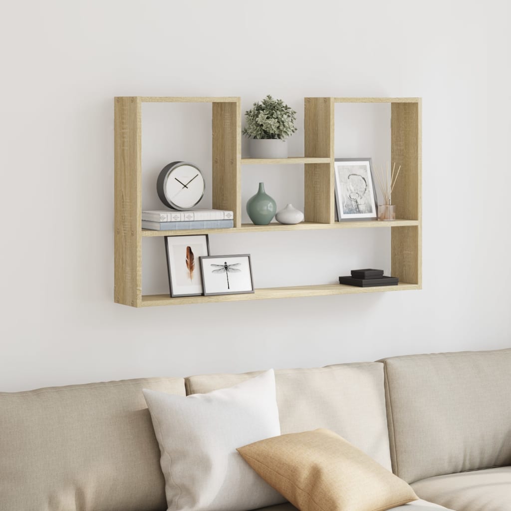 Wall Shelf Sonoma Oak 99 x 15 x 60 cm Particleboard