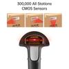 Wireless 2D 1D Barcode Scanner BT+2.4G+USB Wired Connection High Speed Scanning with Pedestal