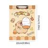 Aesthetic A4 Board Clip Folder File Storage Writing Clipboard Capybara File Folder  File Organizer