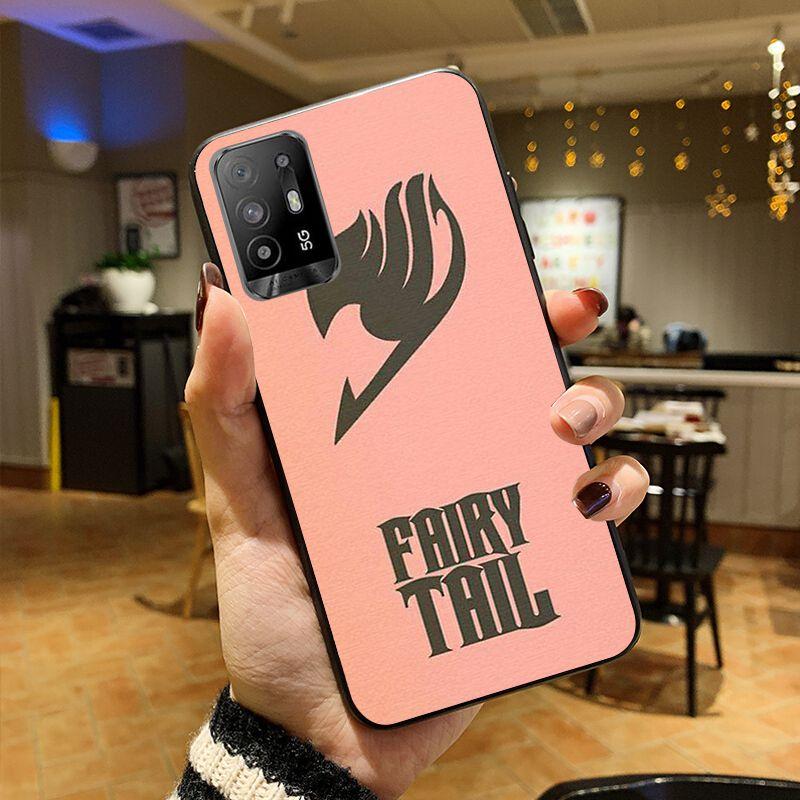 Funda Anime Manga Fairy Tail Phone Cover For OPPO A74 A94 5G A3S A5 A5S A9 A12 A15S A52 A53 A53S A72 A73 2020 A91 5G Cases Coque