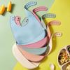 Baby Lätzchen Verstellbare Wasserdichte Lätzchen Babys Weiches Essbares Silikon Neugeborenes Sabber Handtuch Sabbernde Kinder Schal BPA-frei