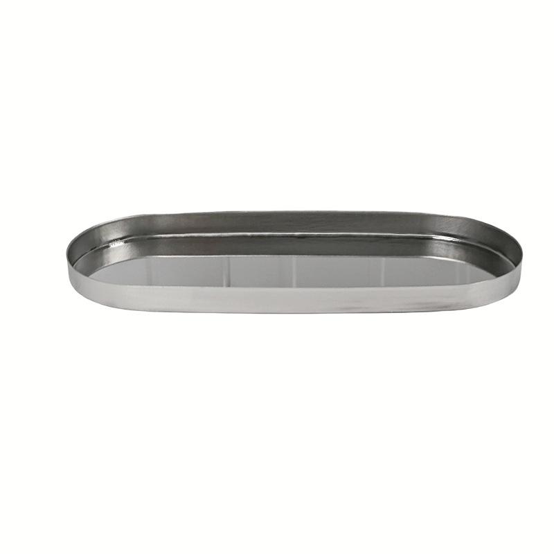 Nordic Light Luxury Jewelry & Cosmetics Storage Tray with Mirror for Desktop Decor and Aromatherapy