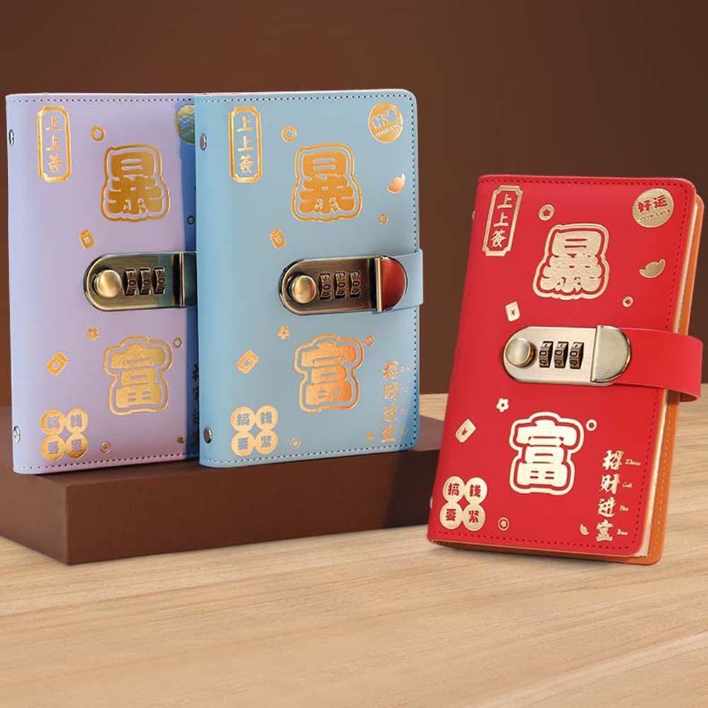 Handbook Saving Money Binder With Password Lock Account Book  for Budgeting Planner