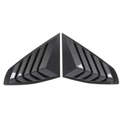 2PCS Rear Side Window Louvers Racing Style Air Vent Scoop Shades Cover Blinds for 4 Series G26 Gran