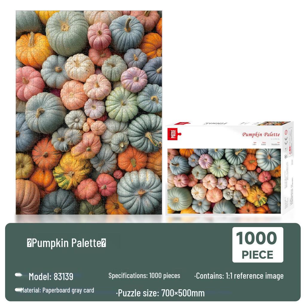 1,000-Piece High-Difficulty Jigsaw Puzzle for Adults - Stress Relief and Boredom Buster Featuring Famous Van Gogh Oil Paintings.