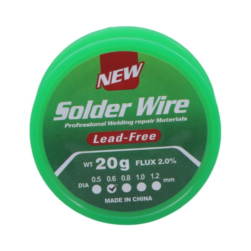 0.6mm/0.8mm/1mm Diameter Conductive Soldering Wire for Electronic Component Welding Model Making Appliance Maintenance