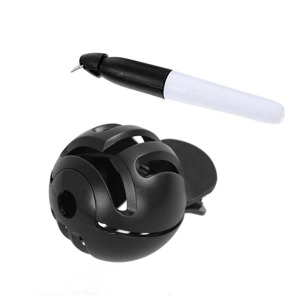 Golfballs Putting Alignment Marking Tool Golfballs Line Marker With Pen Outdoor Sport Tool Gift for Golfer Enduring