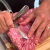 Roosterribbenmembraanstripper Tool Roestvrij Staal BBQ Ribschiller met Ergonomisch Handvat voor Thuis Grillfeest