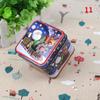 Christmas Candy Tin Box Cartoon Candy Jar Xmas Snowman Box Tea Storage Organizer Metal Box Christmas Gift Box Packaging