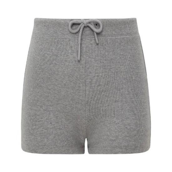 

Women Sport Shorts Elastic Waistband Adjustable Drawstring Summer Outdoor Shorts Low-rise Gym Shorts L серый