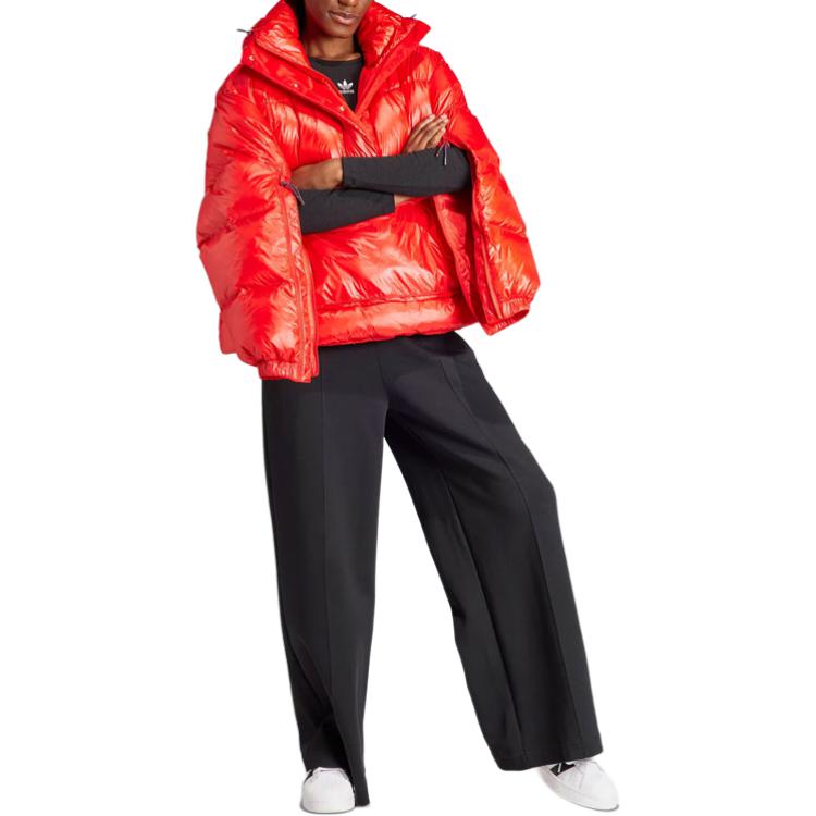 adidas Originale PUFFED Überwurfjacke Daunenjacke Damen Hellrot IR7114