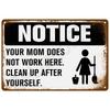 Retro Wall Art Tin Sign Interior Outdoor Aesthetic Room Vintage Home Decor Items Decoration Luxury Metal Sign Poster Plates Bar