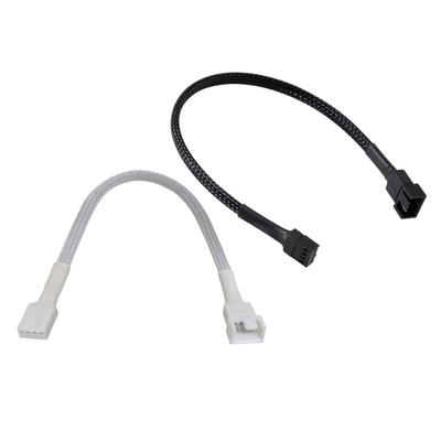 4Pin PWM Fan Extension Cable For PC Cooling Supports Speed Controls Sync And Independent Power Input High Efficiency