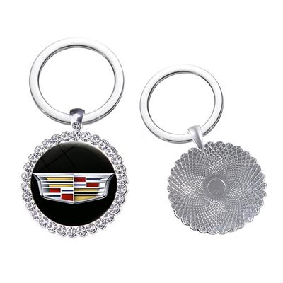 Für ATS BLS CT4 CT5 CT6 CTS ESCALADE SLR SRX STS XT4 XT5 XT6 XTS Mode Auto Emblem Schlüsselanhänger Legierung Schlüsselring Zubehör
