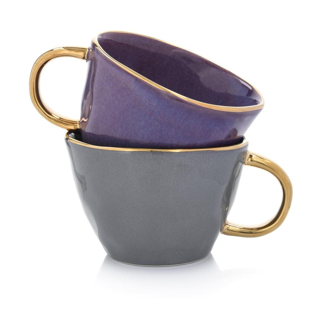 Stoneware Mug , - with Reactive Glaze Siren, DUKA