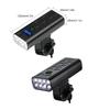 8LED Bike Light Front Bicycle Headlight High Brightness Rechargeable Cycling Light 9600mAh Power