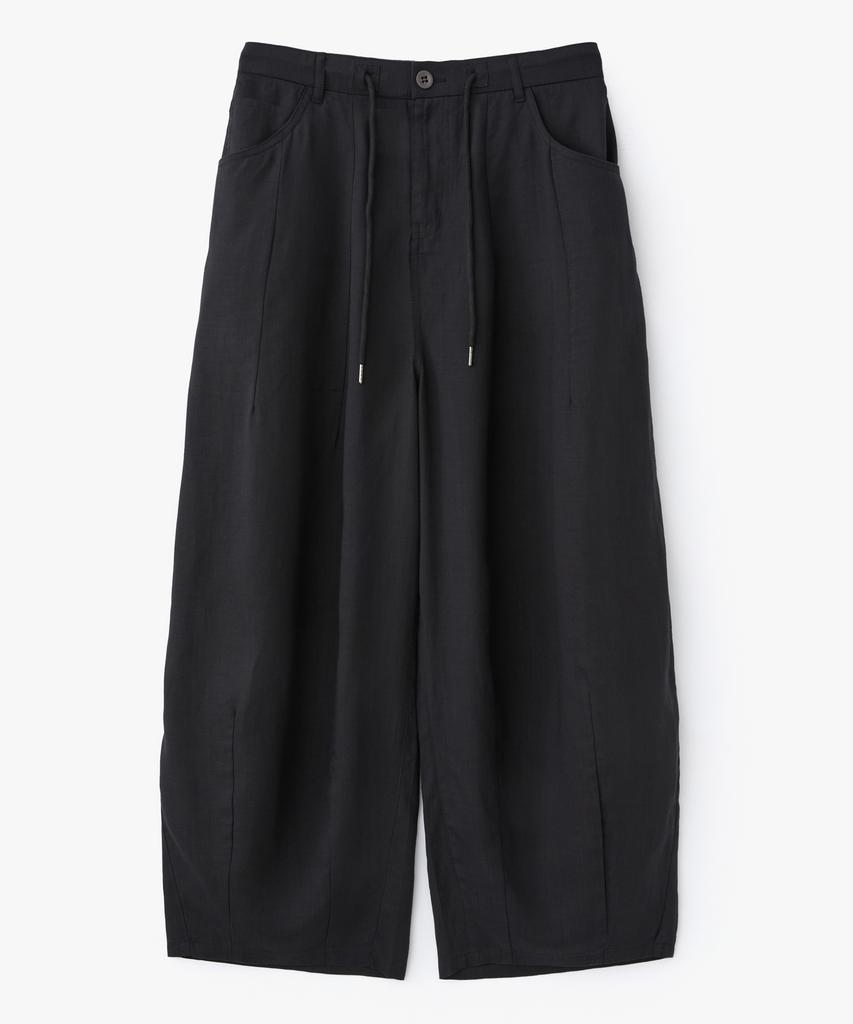 AOTT String Wide Linen Elastic Waist Balloon Pants 3 Colors
