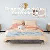 Modern minimalist bed frame, 160*200CM, gray, Dutch velvet material, does not include gas lift, does not include headboard and mattress.