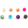 Natural Multi-color Frosted Agate Loose Beads for DIY Jewelry Accessories