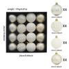 16Pcs Christmas Ball Ornaments Shatterproof Party Supplies DIY Baubles Hanging Balls Christmas Ornaments for Indoor Celebration