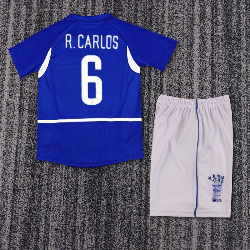 Vintage National Team Retro Football Jerseys Kids Classic Sports Training Shirts