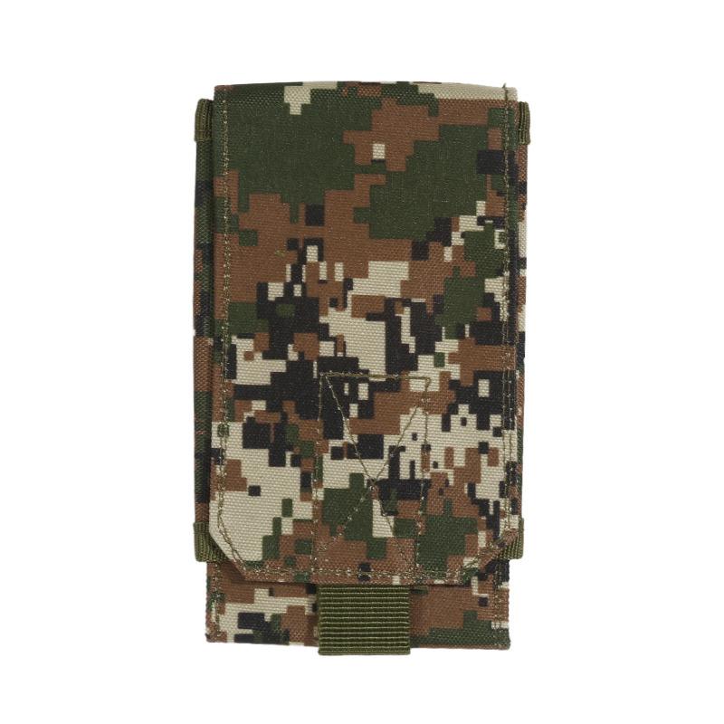 1Stk Outdoor Molle System Taktische Camouflage Mini Nylon Hüfttasche 6in Handyhalter Sport Hüfttasche Outdoor Sport Handy Tasche