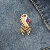 Russian Brooch Pin Ribbon Ear of Wheat Russian Flag Saint George Victory Day Brooches Lapel Pin Badge Festive Gifts