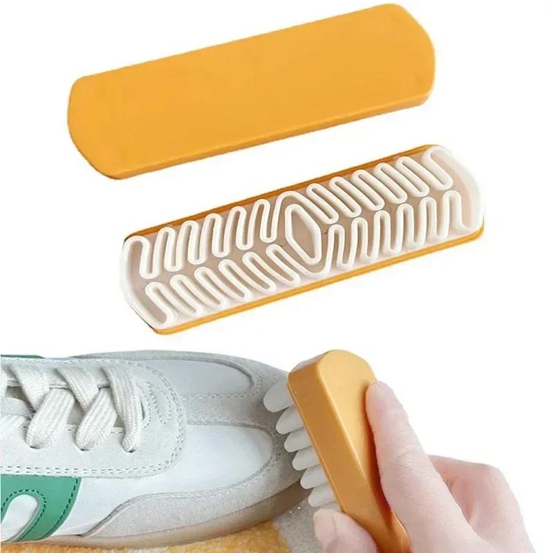 3Pcs Tumbled Leather Shoes Suede Brush Raw Rubber Brush Special Eraser Cleaning AntiBuckskin Velvet Shoe Brush Suede Boots Brush