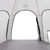 Pool Tent Gray 366 x 305 x 231 cm Polyester and Fiberglass