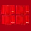 Septwolves Men's Lucky Red Antibacterial Boxer Briefs - 4 Pack