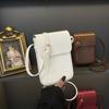 Handy-Geldbörse Klappe Umhängetaschen Einfache Solide Handy-Schultertaschen Damen Handtaschen Mädchen Damen