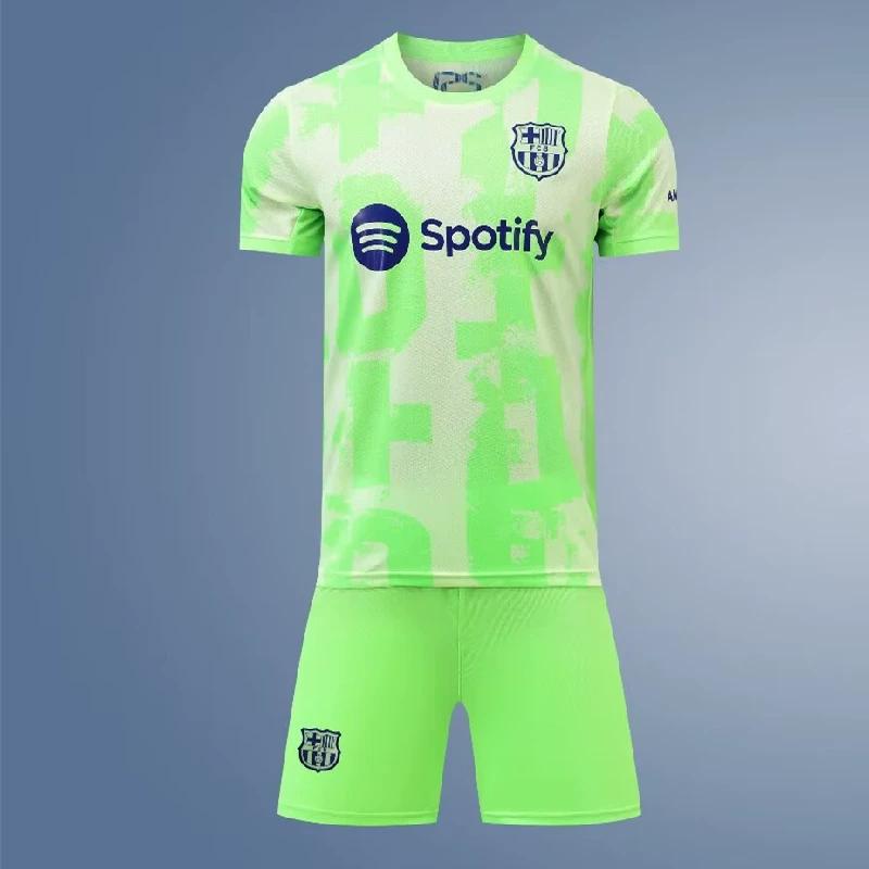 24/25 Barcelona Away Jersey Fluorescent Green 16