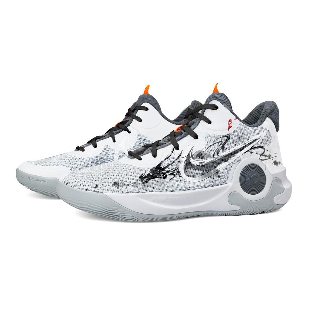 Nike KD Trey 5 IX Basketball Shoes Unisex Mid Top Black/White/Gray/Red CW3402-011(Team529-)