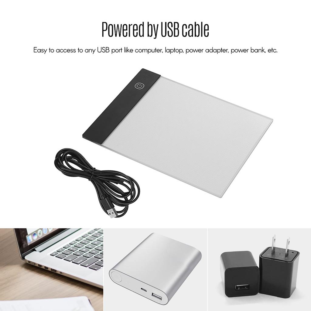 LED   Graphic Tablet Light Pad Digital Tablet Copyboard with 3-    Brightness for Tracing Drawing Copying Viewing   Art Craft