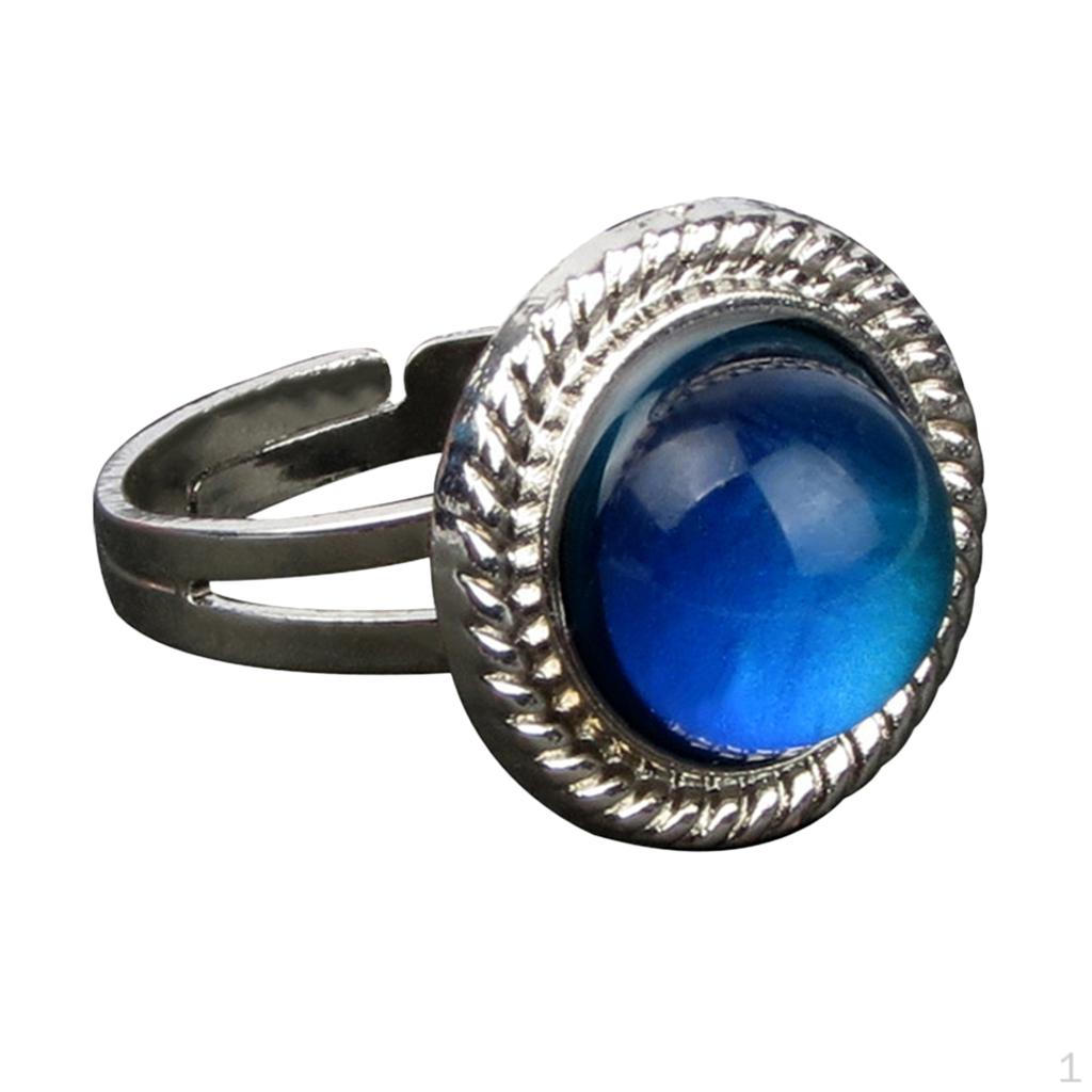 Vintage Round Mood Changing Ring Adjustable