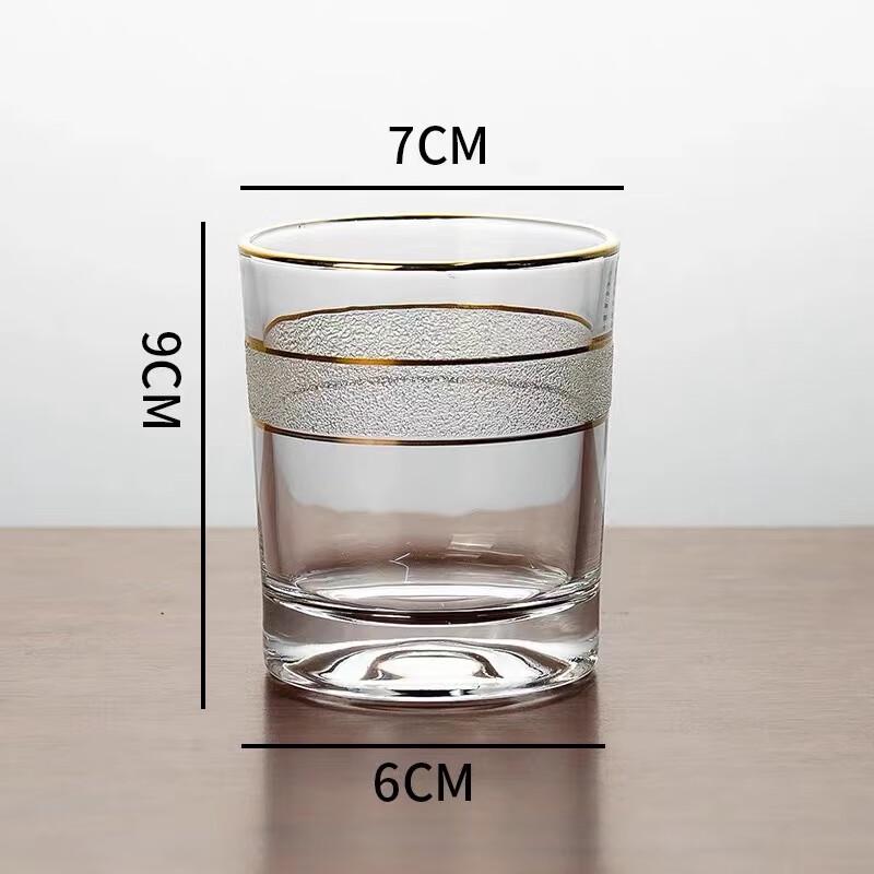 

Taishun Gold Rim Glass Tumblers - Set of 4