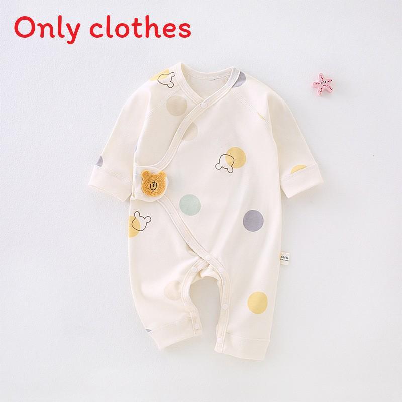 Baby Romper With Pure Cotton Long Sleeve Design For Newborns And Toddlers
