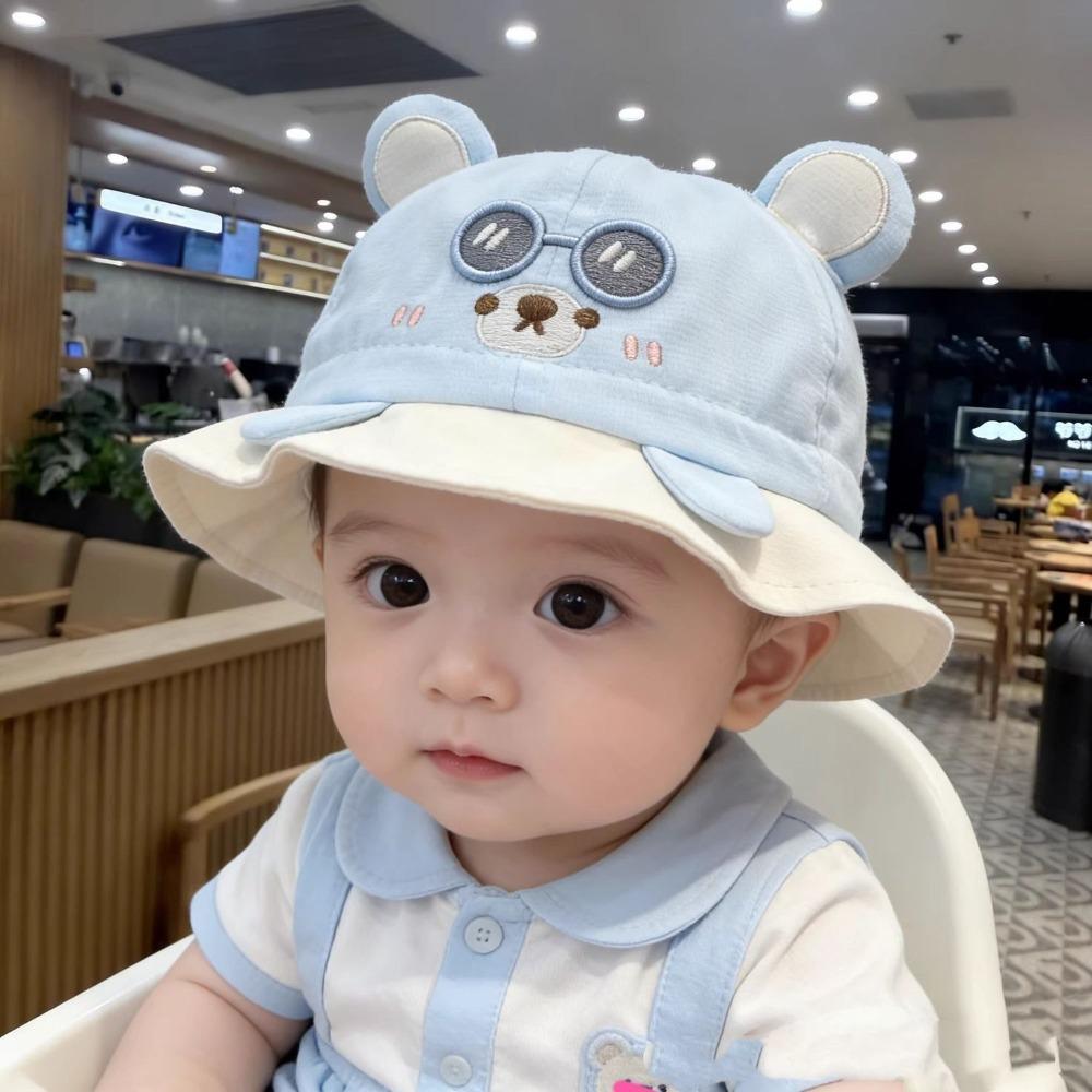Soft Baby Hat Breathable Shade Hat Cute Children's Fishing Hat  When Going Out