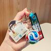 Messi Ronaldo Football Keychain - 2026 World Cup Player Gift Set