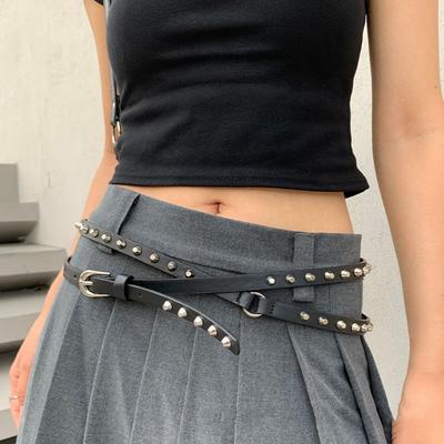 Luxury Design Pin Buckle Waistband Versatile Jeans Belt Fashion Thin Waist Strap