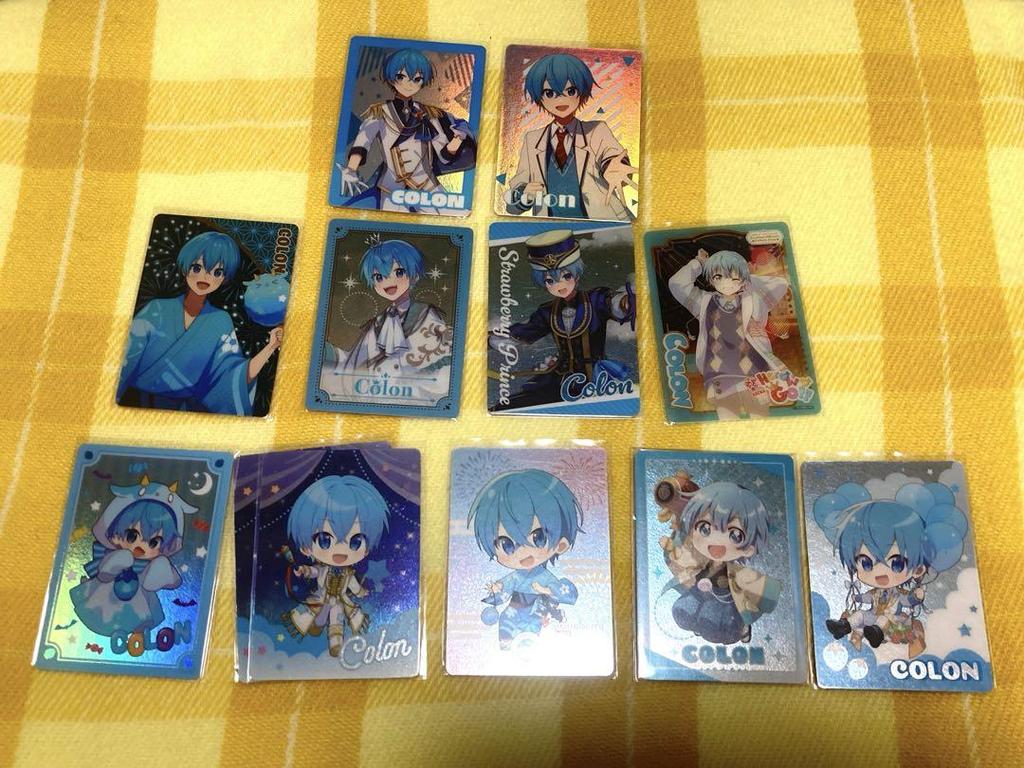 [USED] 12 Koron-kun collection cards