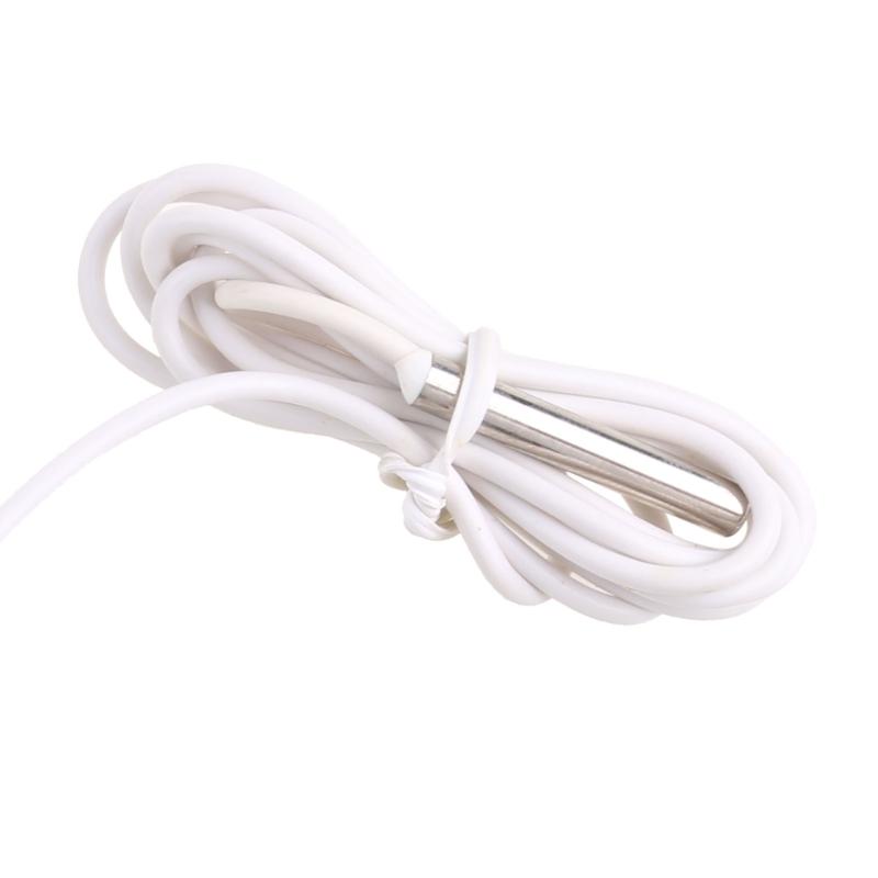 White Digital LCD Indoor And Outdoor Thermometer Temperature Meter Car Accessories