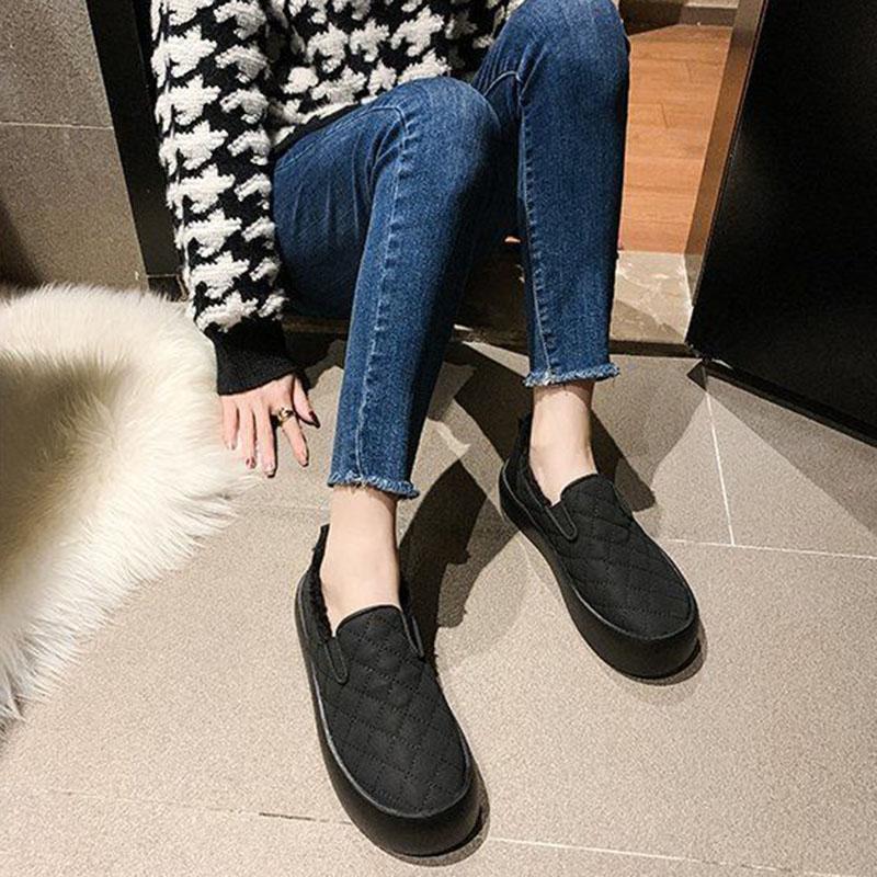 Mocassini Donna Autunno Inverno Plus Velluto Casual Scarpe Pigre Piccole  Scarpe Bianche Fondo Spesso Scarpe da Donna in Cotone acquista in modo  economico — spedizione gratuita, recensioni reali con foto — Joom
